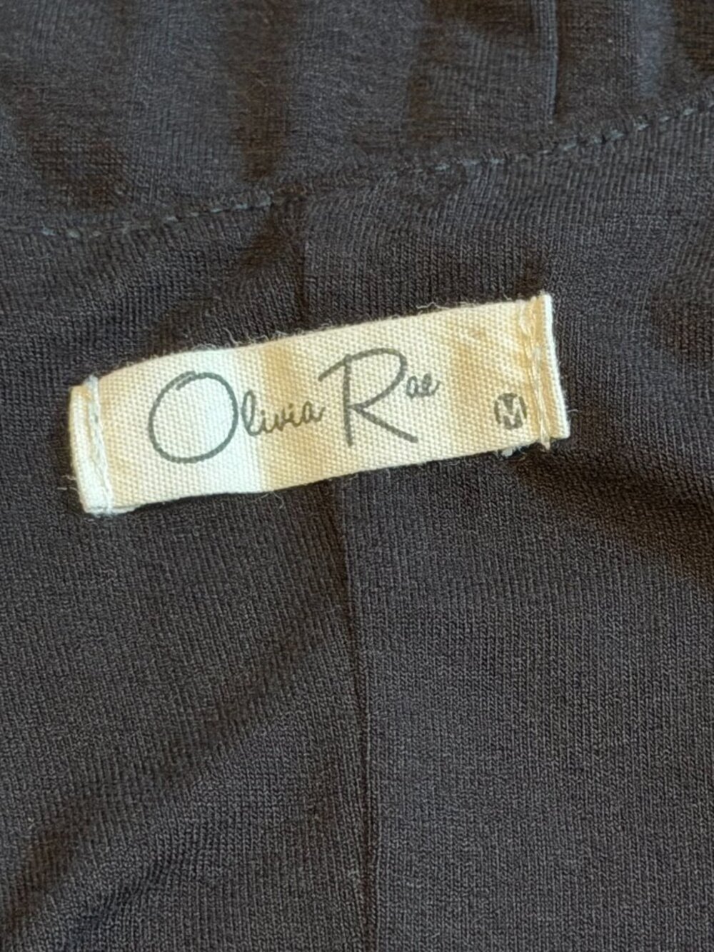 Olivia Rae Black Knit Maxi Dress Size M - Picture 6 of 9